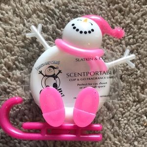 New snow woman girl scentportable holder